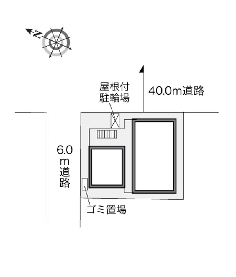 レオパレス北３２ 配置図