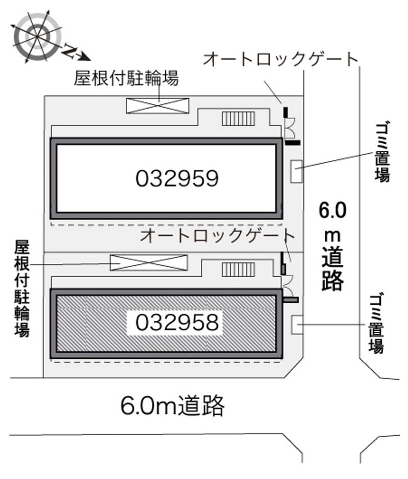 レオパレスカメリアイースト 配置図