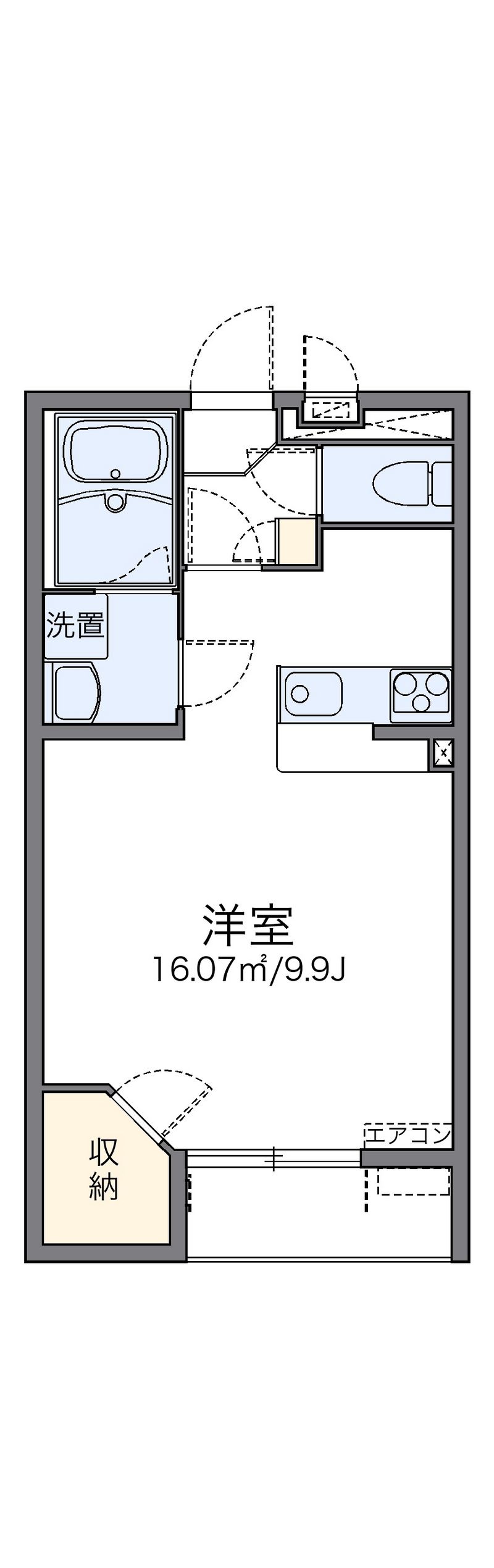 レオネクストインディゴⅡ 間取図