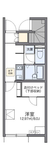 レオネクストおおせぎⅢ 間取り図