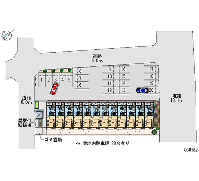 レオパレスエトランゼ 月極駐車場