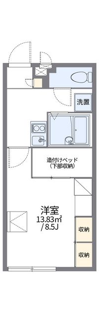 レオパレス糸満Ｓｏｕｔｈ 間取り図