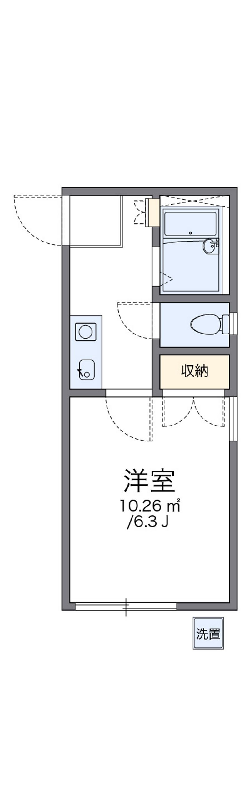 レオパレス姫路 間取り