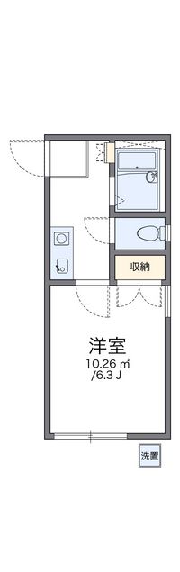 レオパレス姫路 間取り図