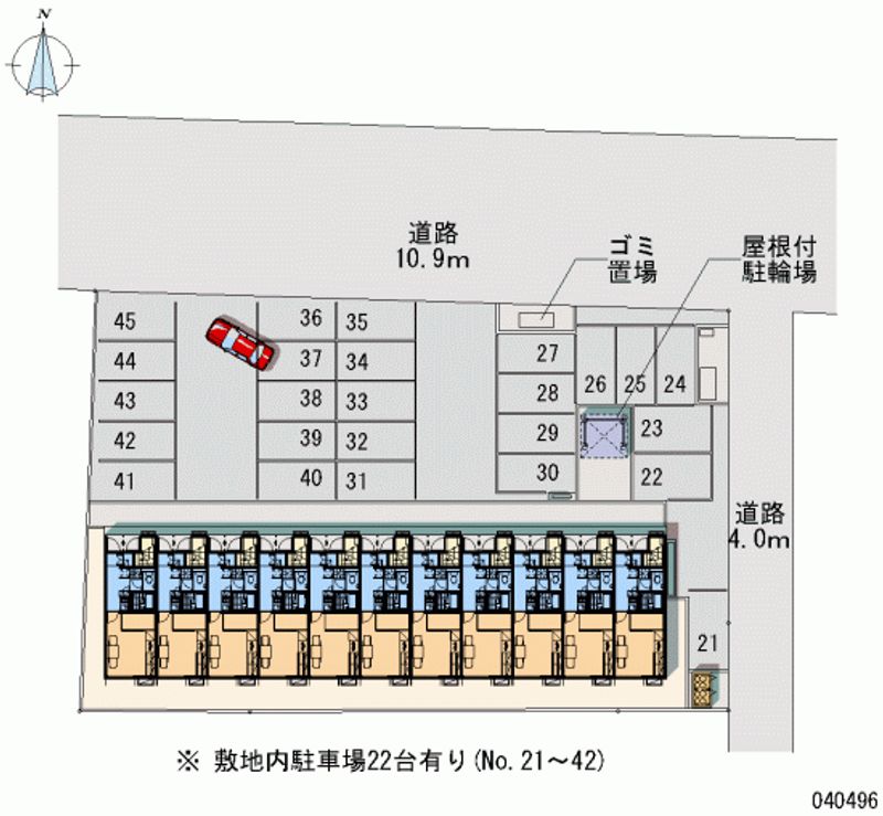 40496 Monthly parking lot