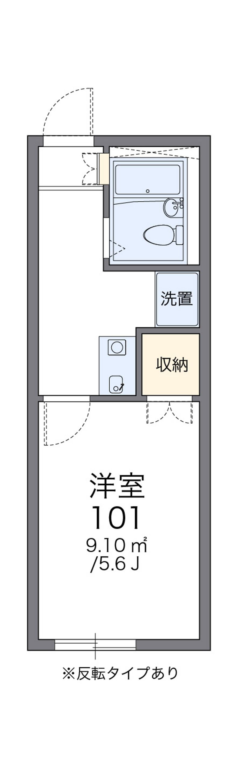 レオパレスノースアベニュー 間取図