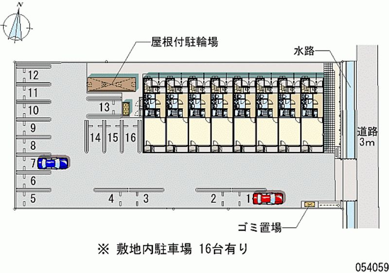 54059 Monthly parking lot