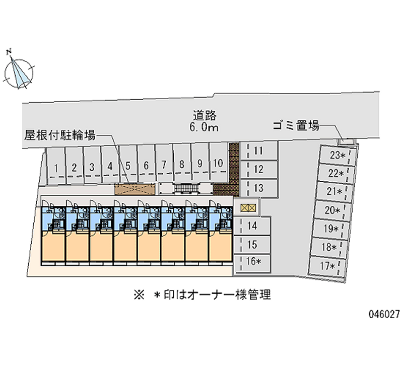 レオパレス上前ハイツ　Ｋ 月極駐車場