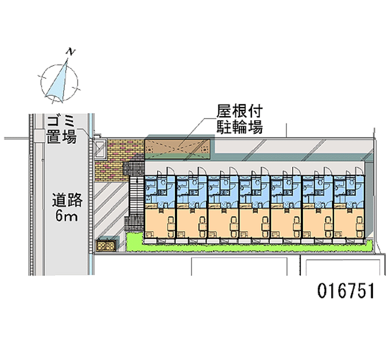 16751 Monthly parking lot