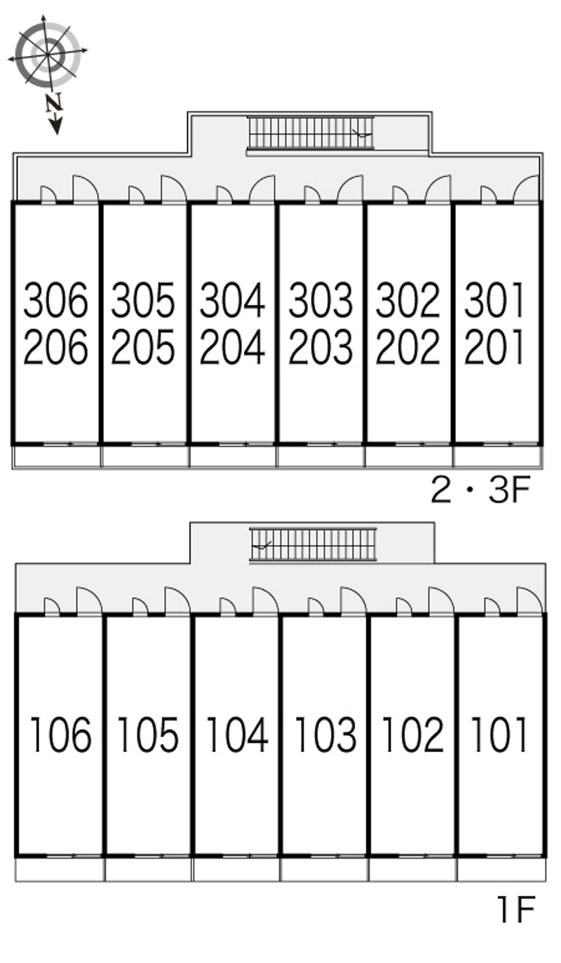 レオパレスＳＵＭＩＥ 間取り配置図