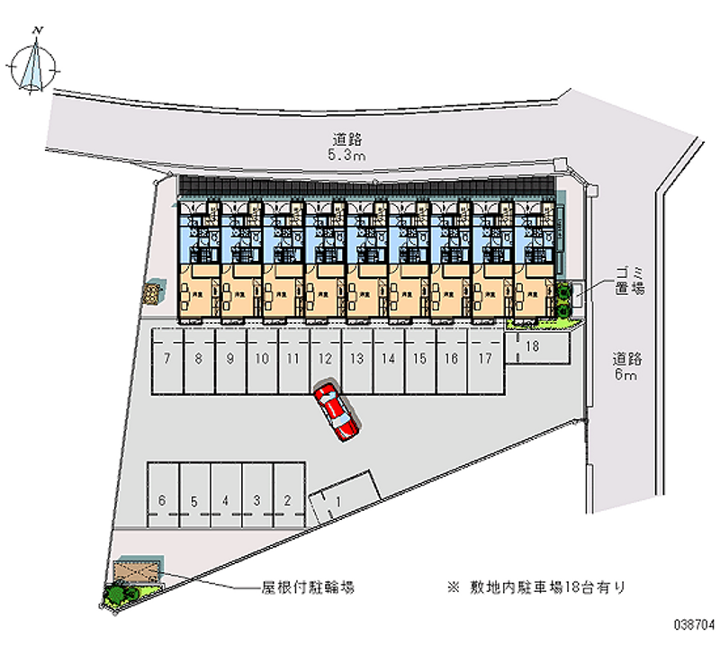 38704 Monthly parking lot