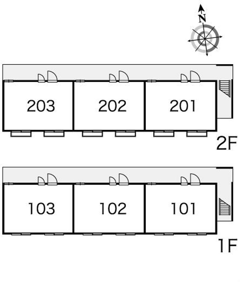 レオパレス積志 間取り配置図