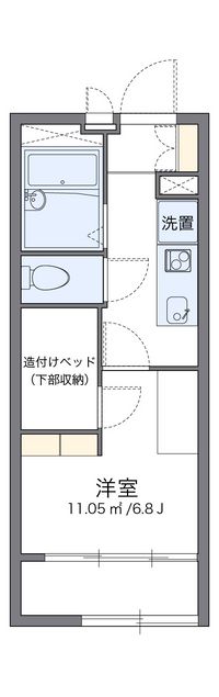 レオパレスドリーム 間取り図