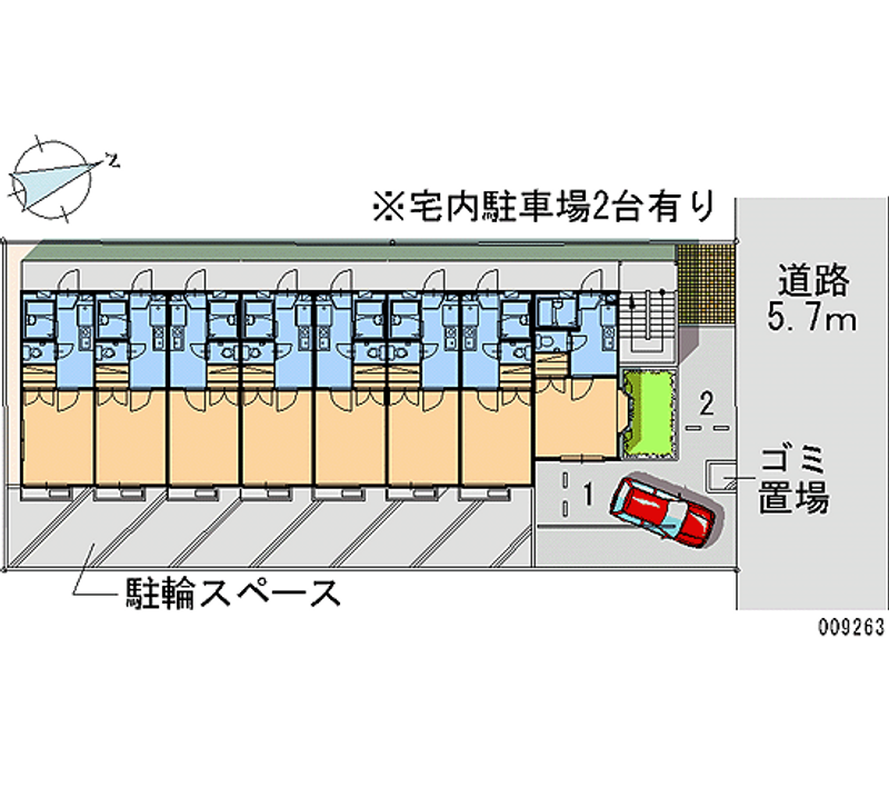 レオパレス白糸 区画図