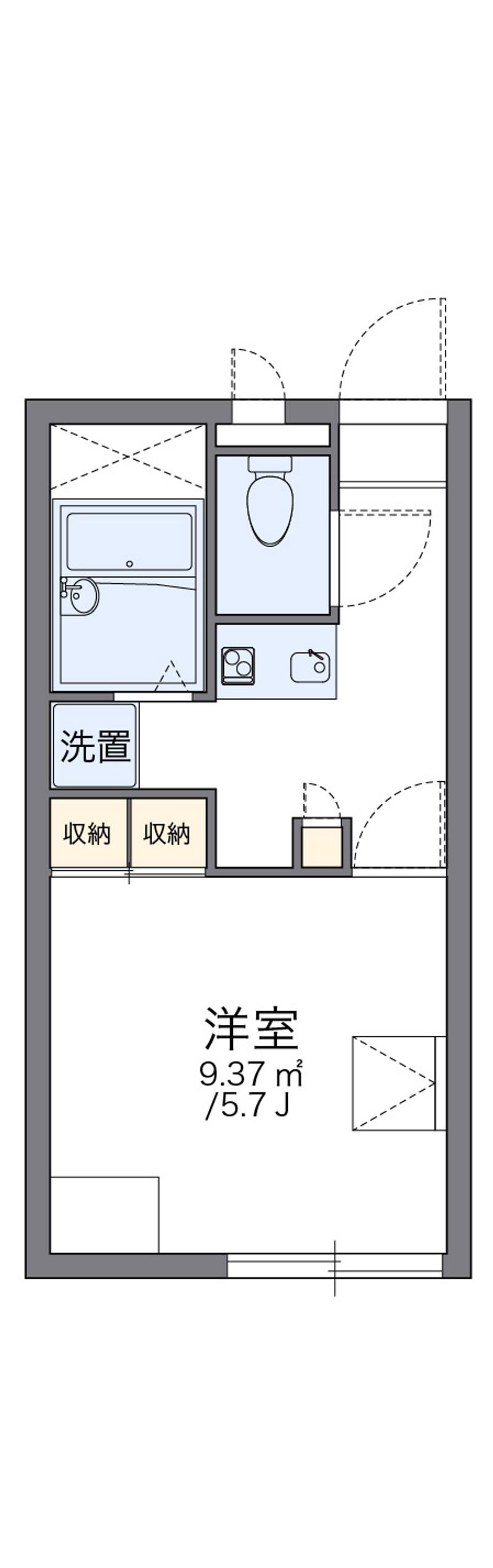 レオパレス常願 間取図