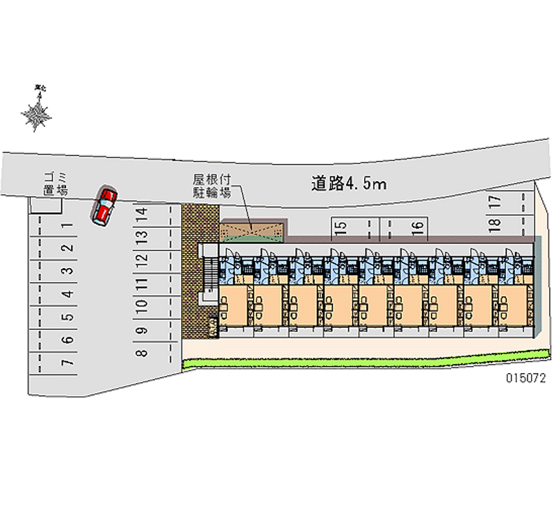 15072 Monthly parking lot