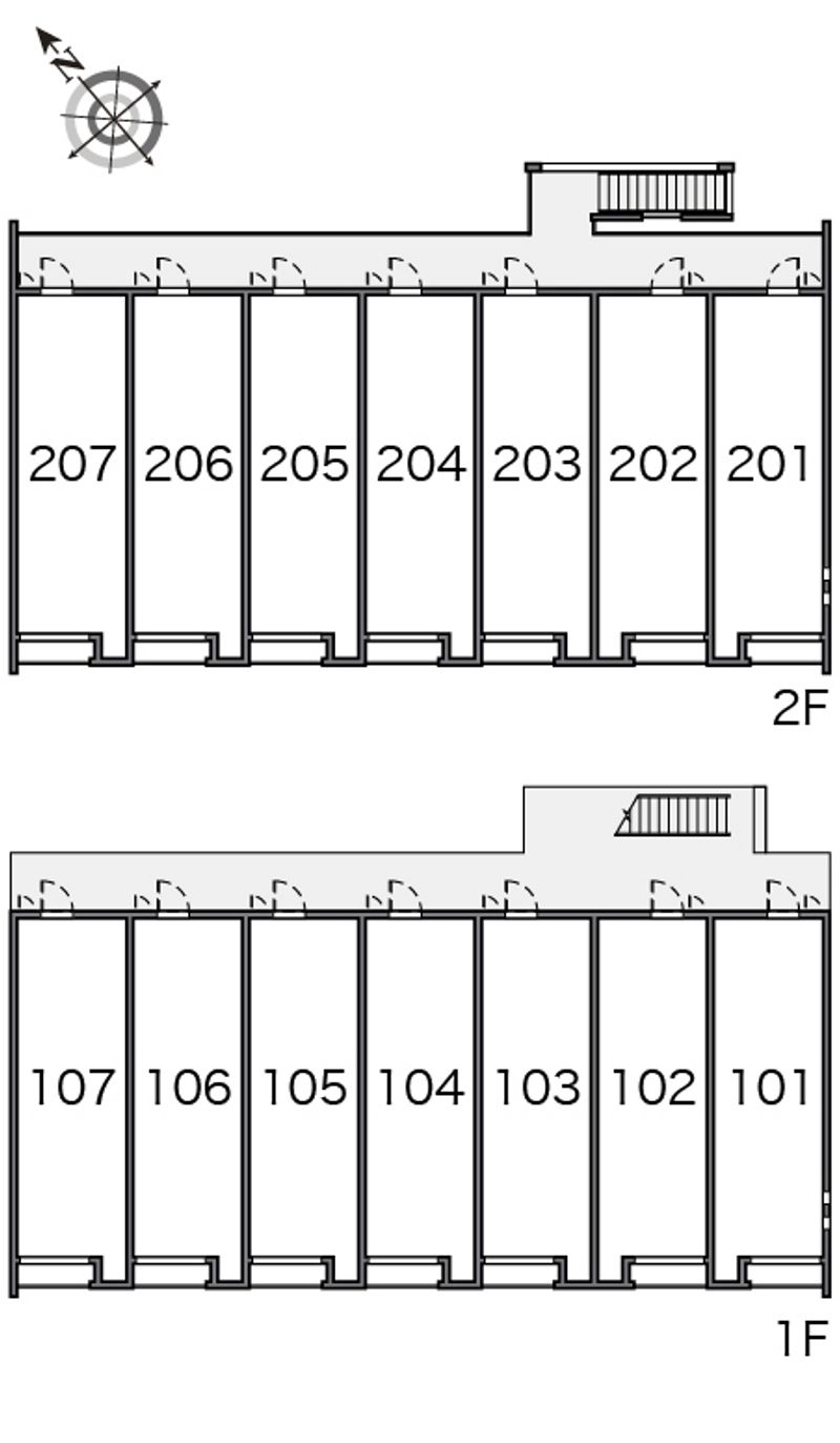 クレイノフィークス 間取り配置図