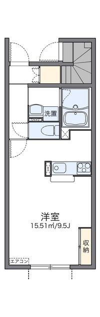 レオネクストＫＲＨフレンド 間取り図