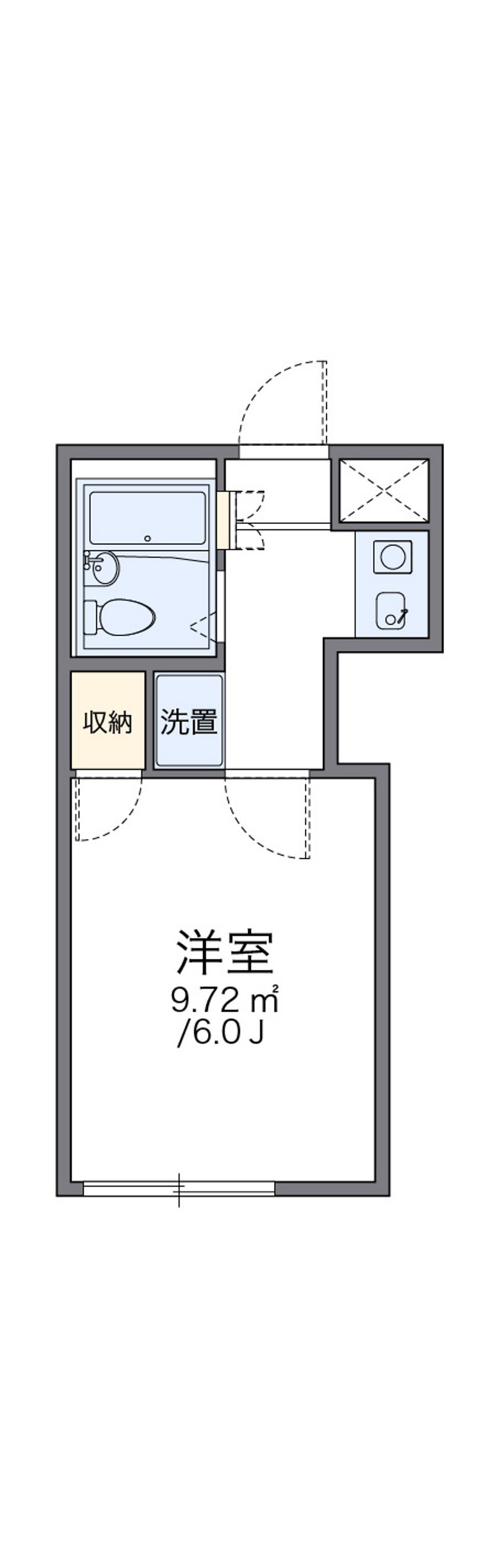 レオパレス野並 間取図