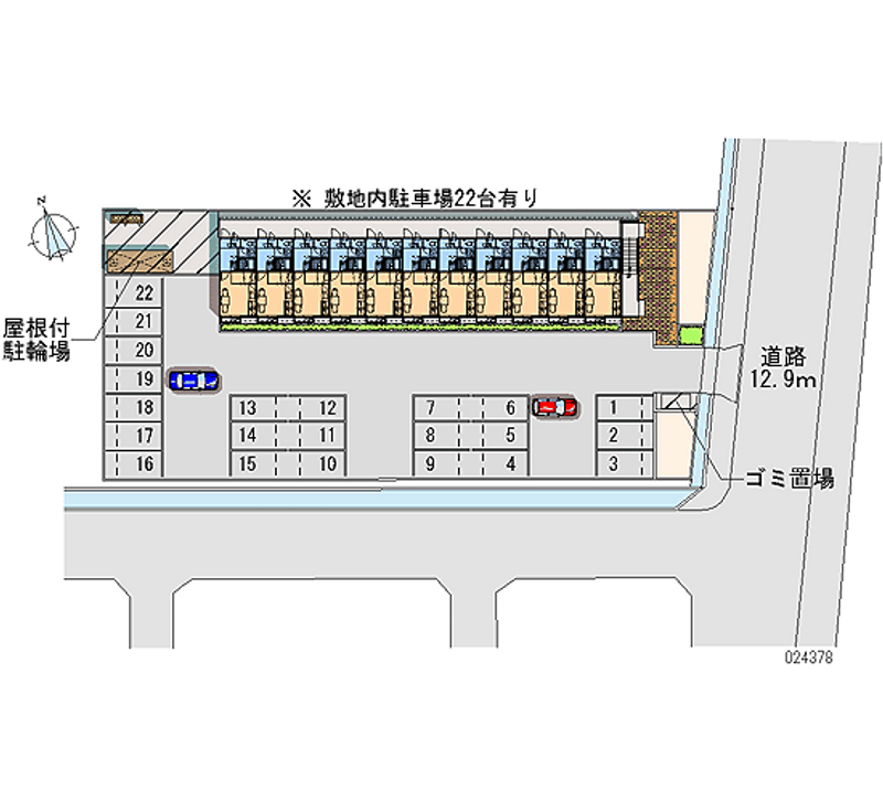 レオパレスアサヒ 月極駐車場