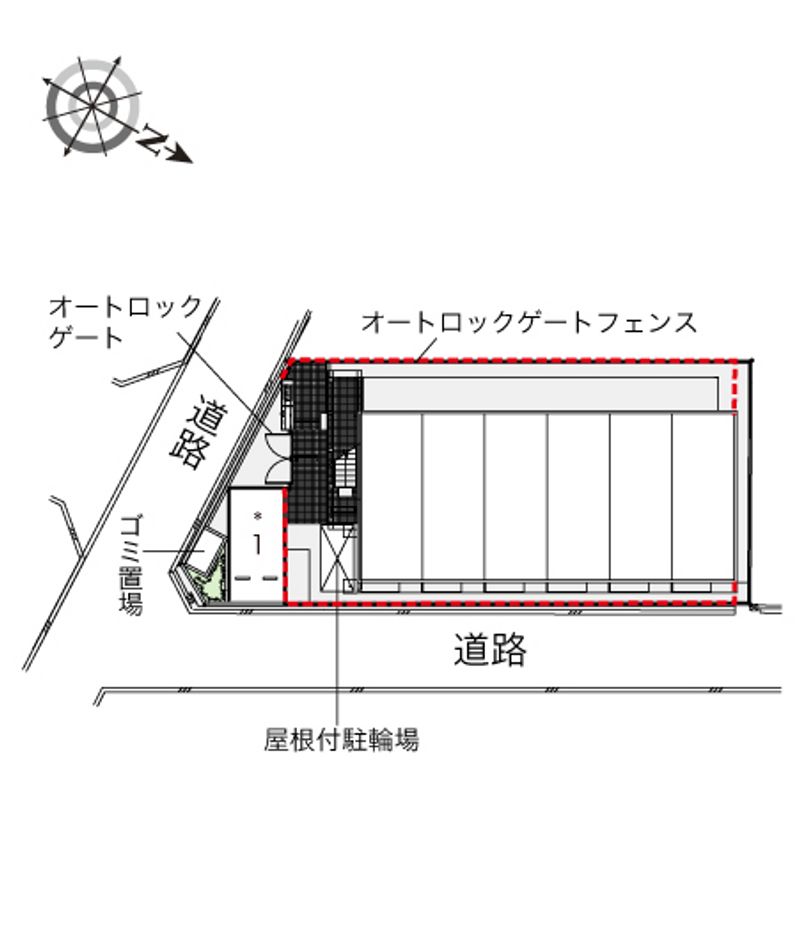 レオパレスウィステリアⅡ 配置図