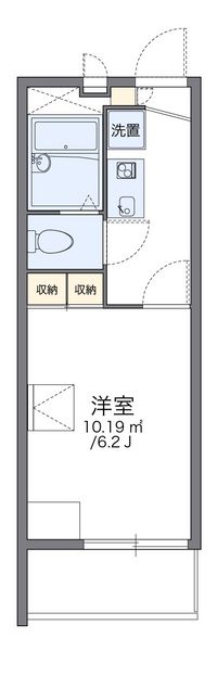 レオパレス富士 間取り図