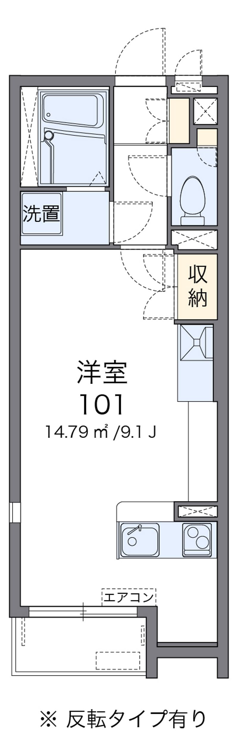 ミランダラウレア湘南 間取図