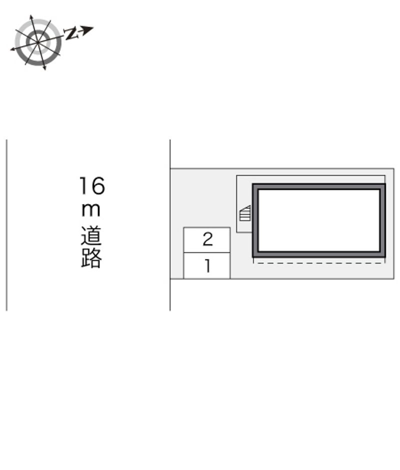 レオパレスグリュック 配置図
