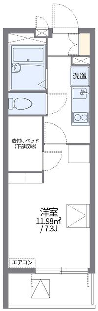 レオパレスみそらの 間取り図