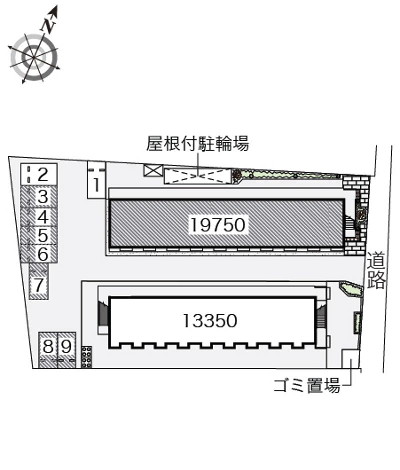 レオパレスフローラ 配置図