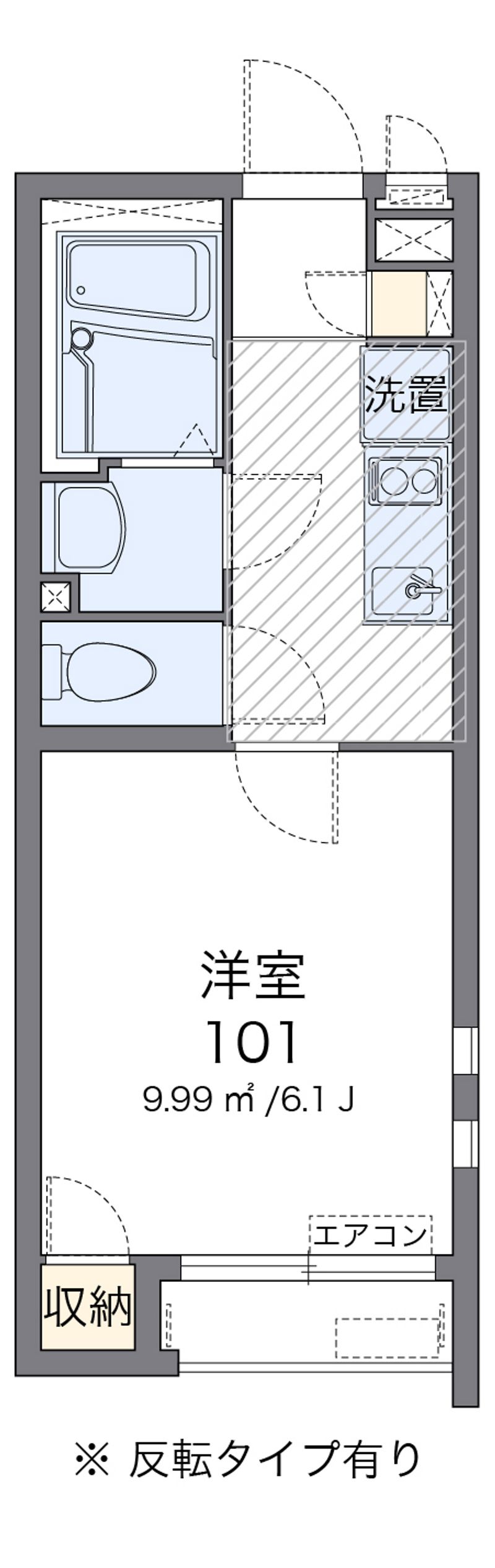 クレイノ杉山Ⅳ 間取図