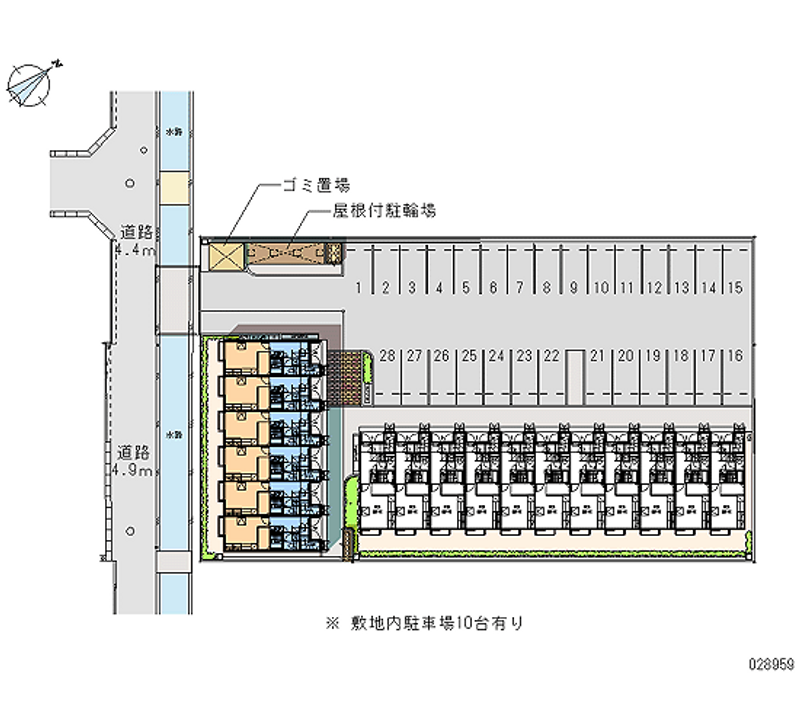 28959 bãi đậu xe hàng tháng