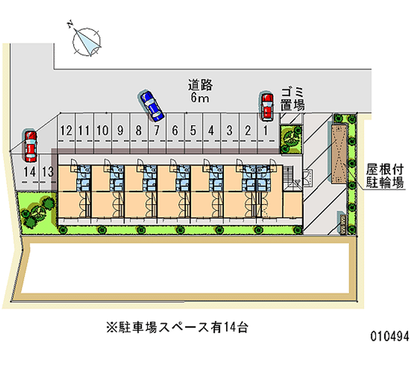 10494 Monthly parking lot