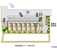 レオパレスサンライズ７ 区画図