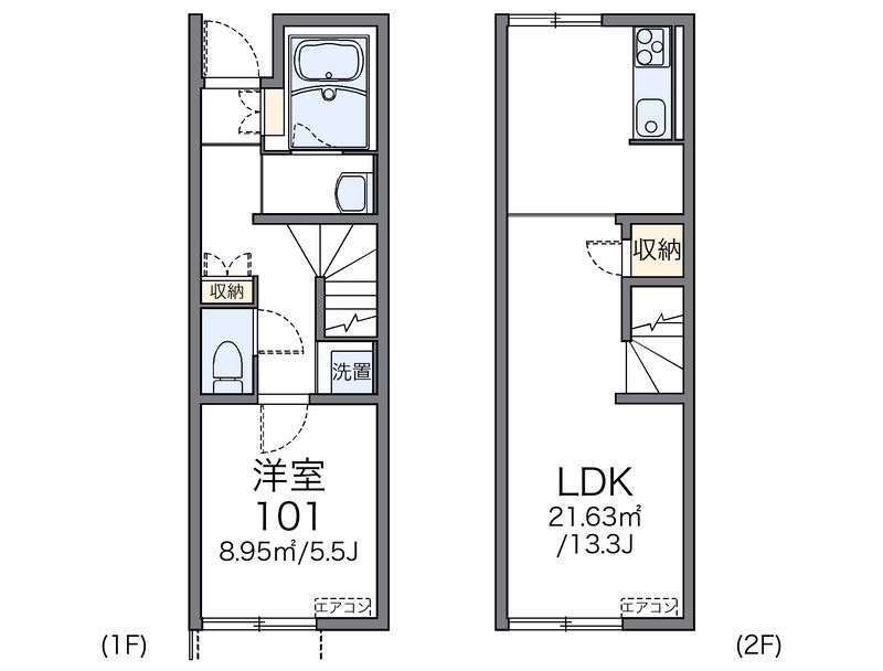 レオネクストヴィクトワールⅢ 間取図