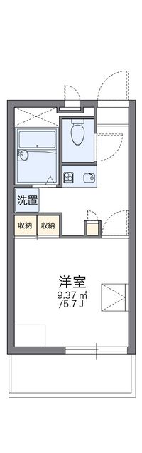 レオパレスヴィヴレⅡ 間取り図