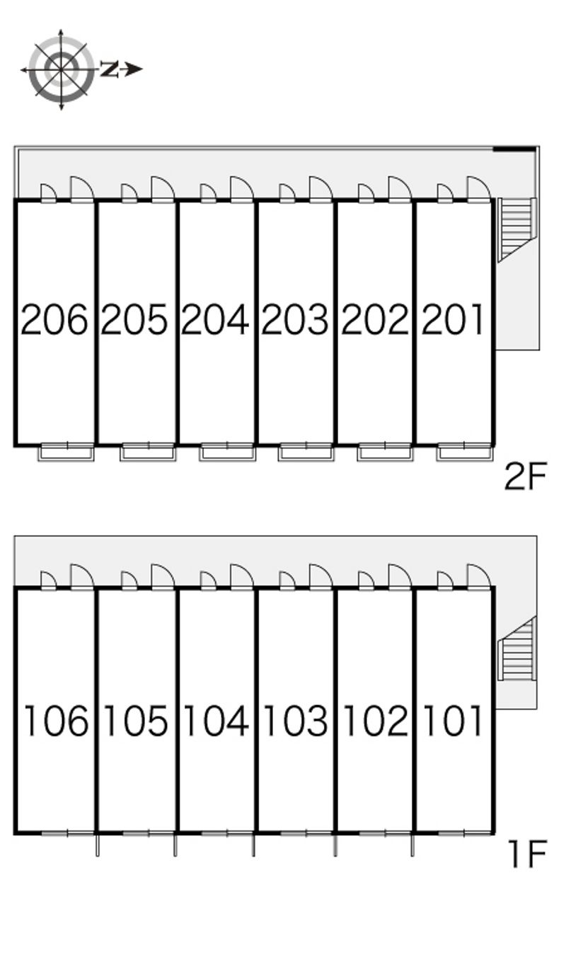 レオパレスＦＬＥＵＲＩＲ 間取り配置図