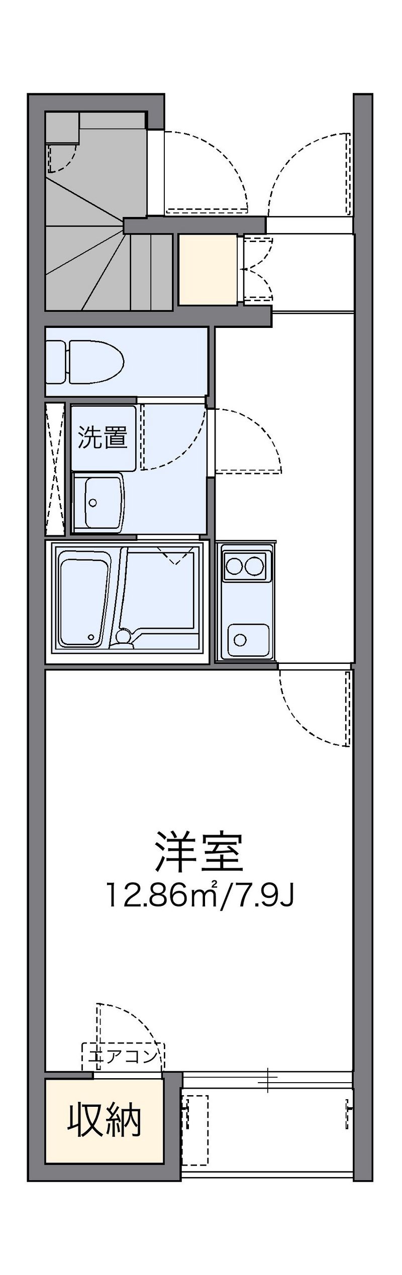 レオネクストアリエッタ桜橋 間取図