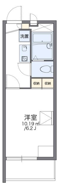 レオパレスフォーユー　本町 間取り図