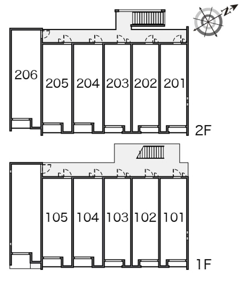 クレイノＳ＆Ｓ 間取り配置図