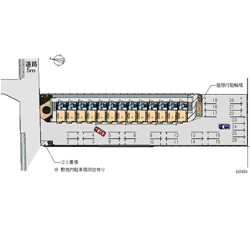 25656 bãi đậu xe hàng tháng