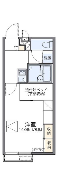 レオパレス俵口ヒルズ 間取り図