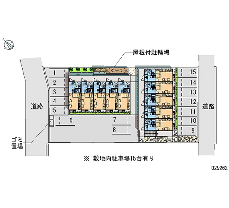 レオパレスドゥ　ボワ 月極駐車場