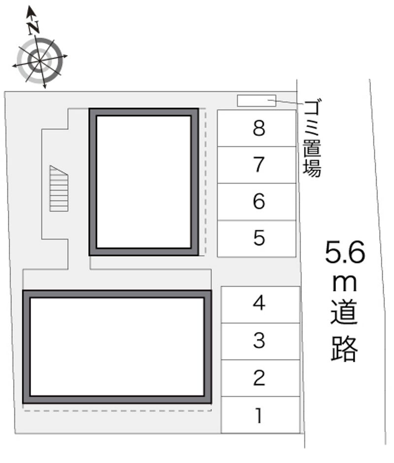 レオパレスＥｘｐｒｅｓｓ 配置図