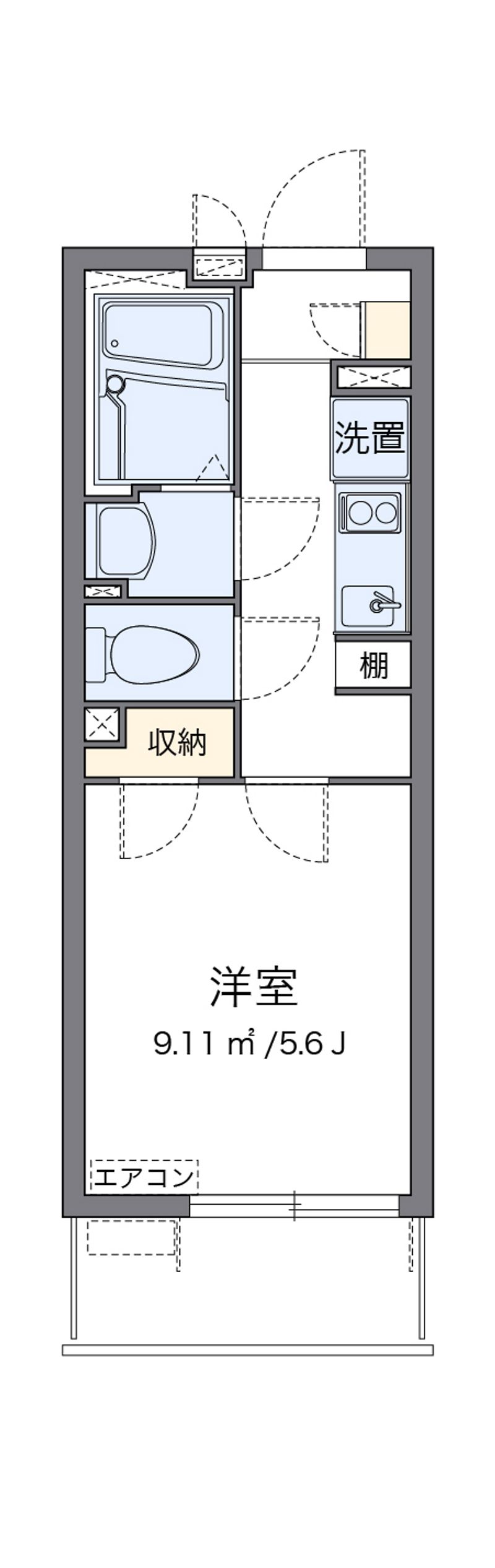 クレイノジャバ石井 間取図