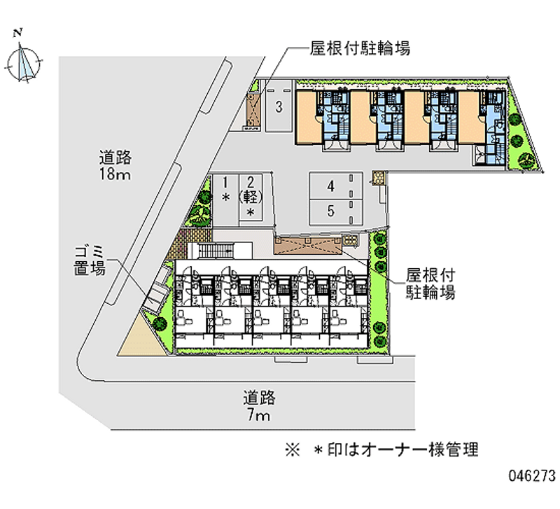 レオネクストピスティス 区画図