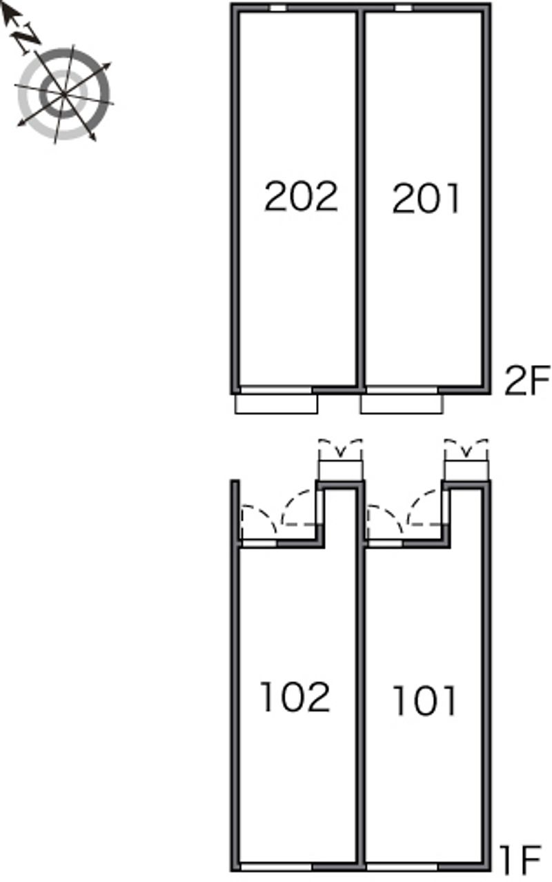 レオネクストツインコートⅠ 間取り配置図