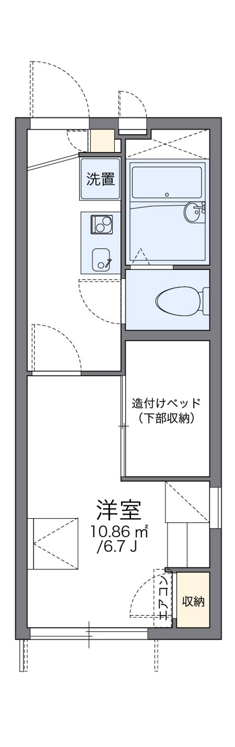 レオパレス里ノ前 間取り