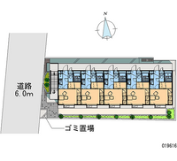 レオパレスシェソワＭＳＫ 区画図