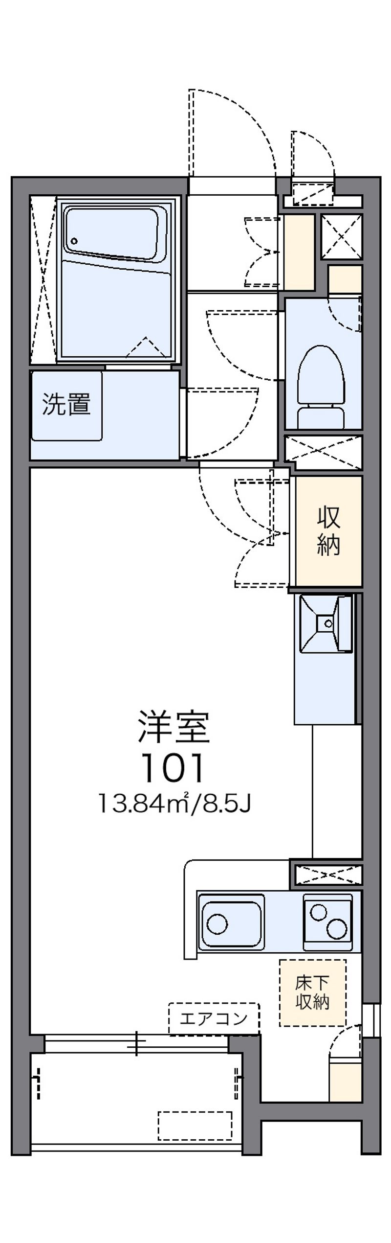 レオネクスト土師新町 間取図